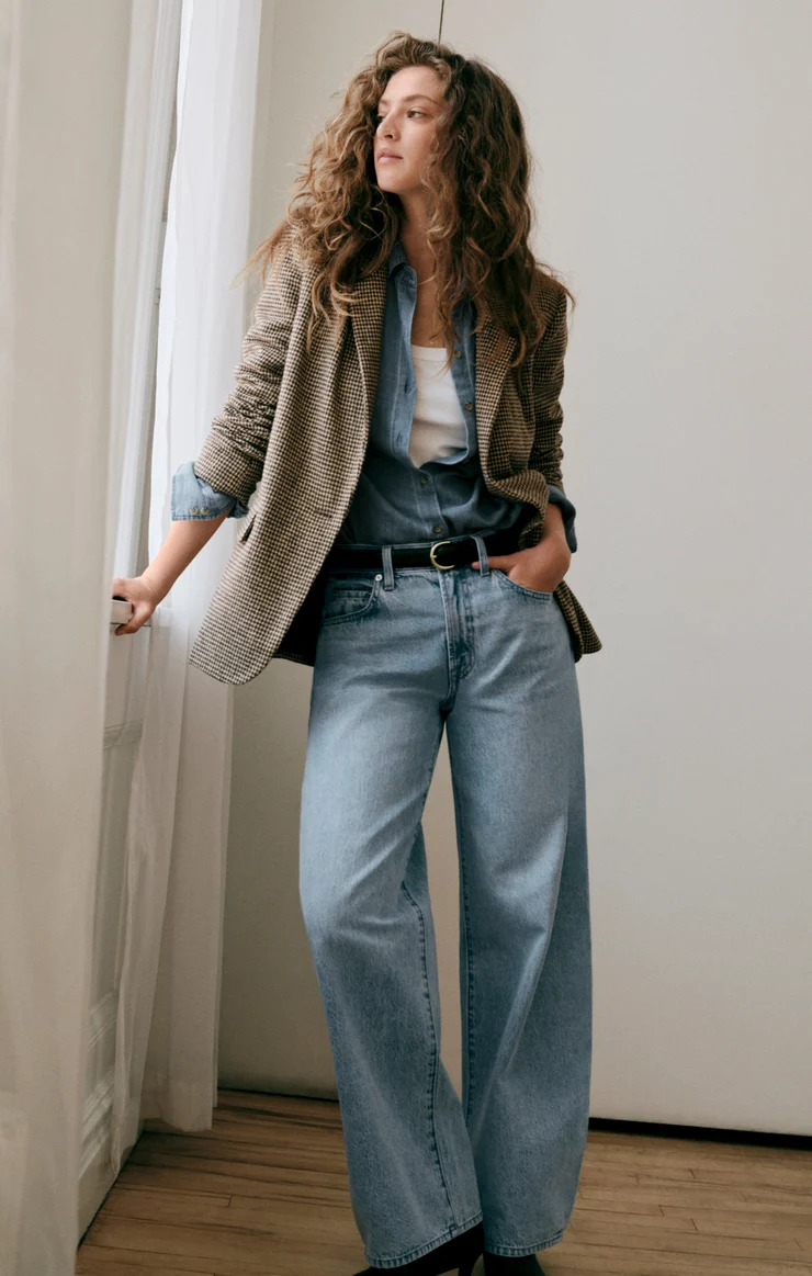 The Show Off High Rise Bowed Denim