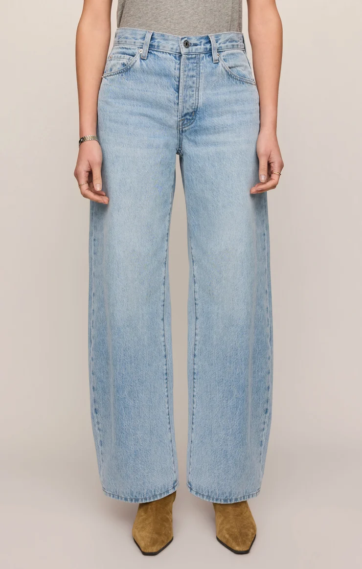 The Show Off High Rise Bowed Denim