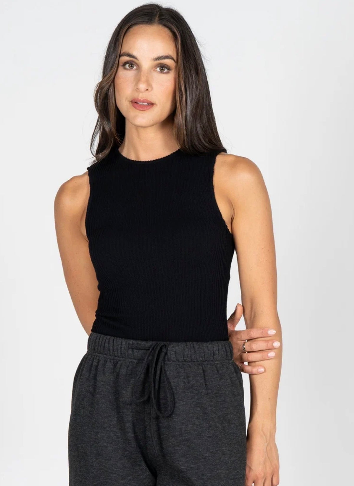 Seamless Textured CREW Tank