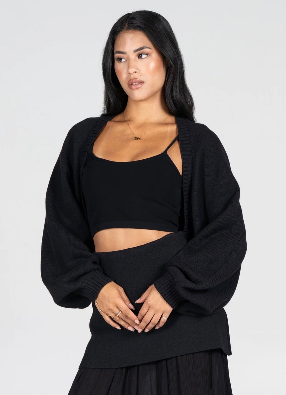 Cotton Knit Shrug