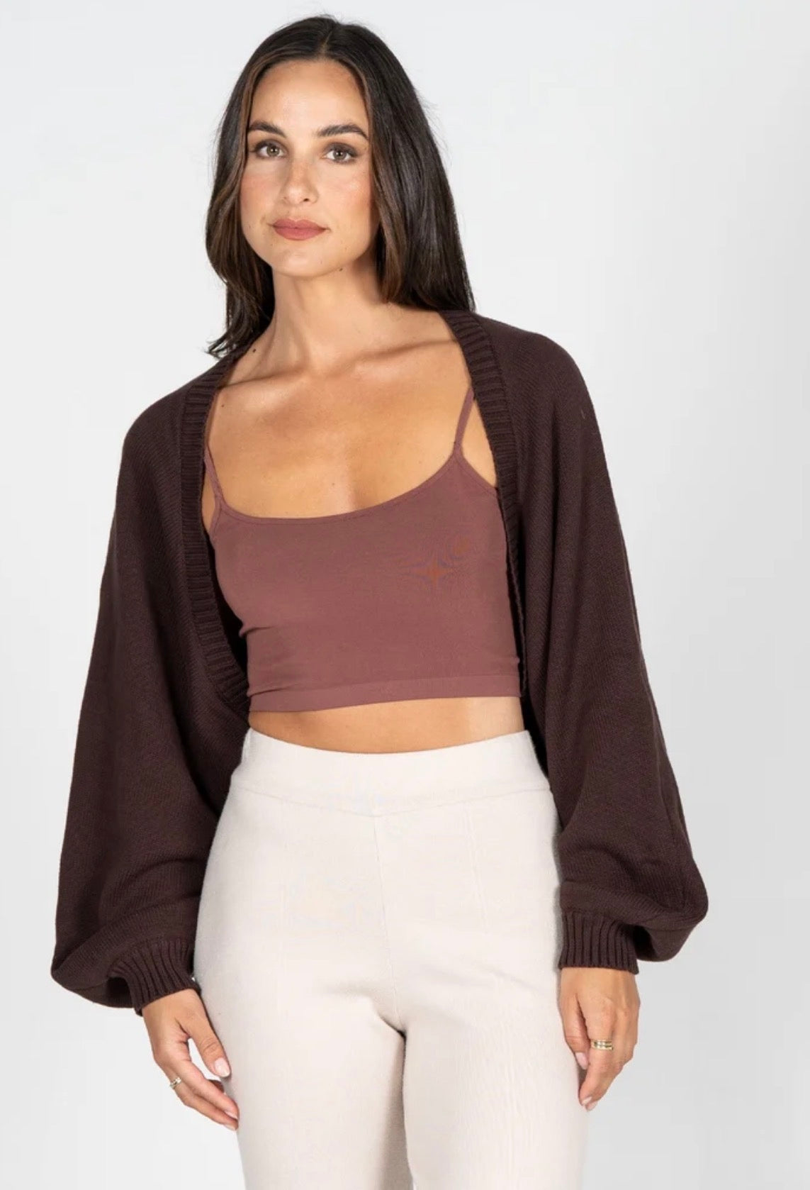 Cotton Knit Shrug