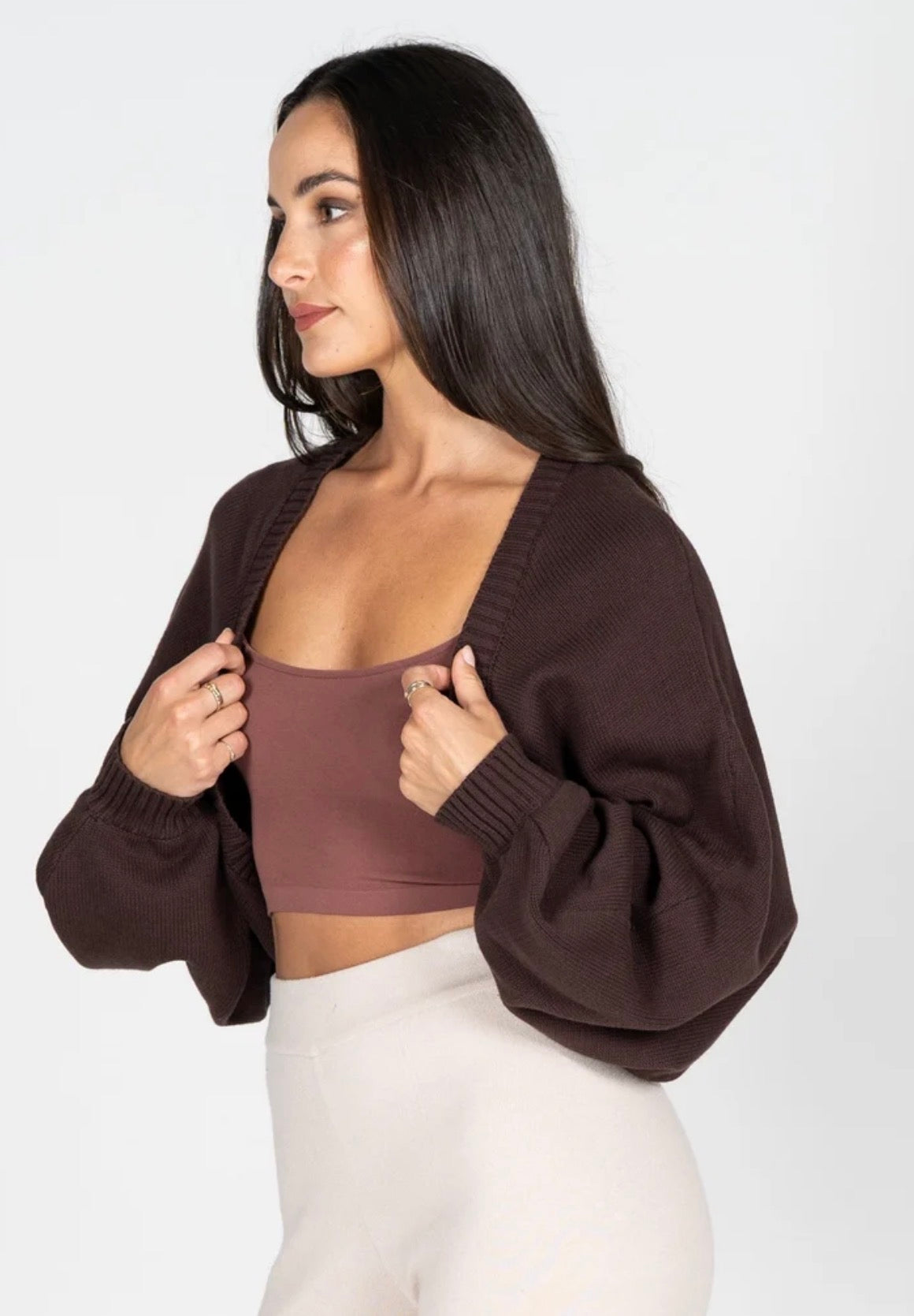 Cotton Knit Shrug