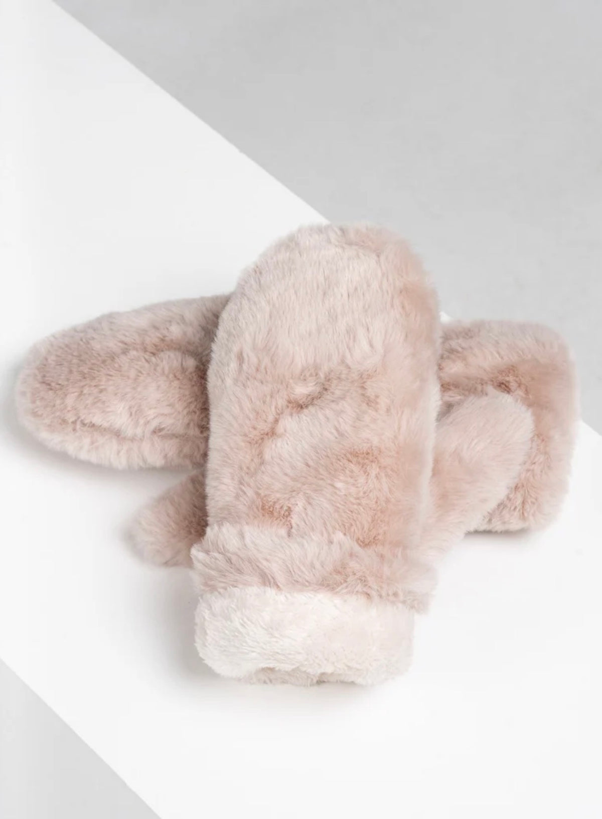 Faux Fur Mittens