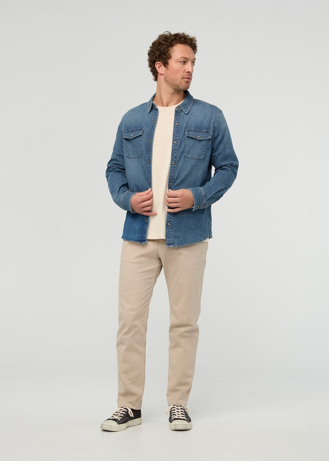 Performance Denim Lite Two-Pocket Shirt
