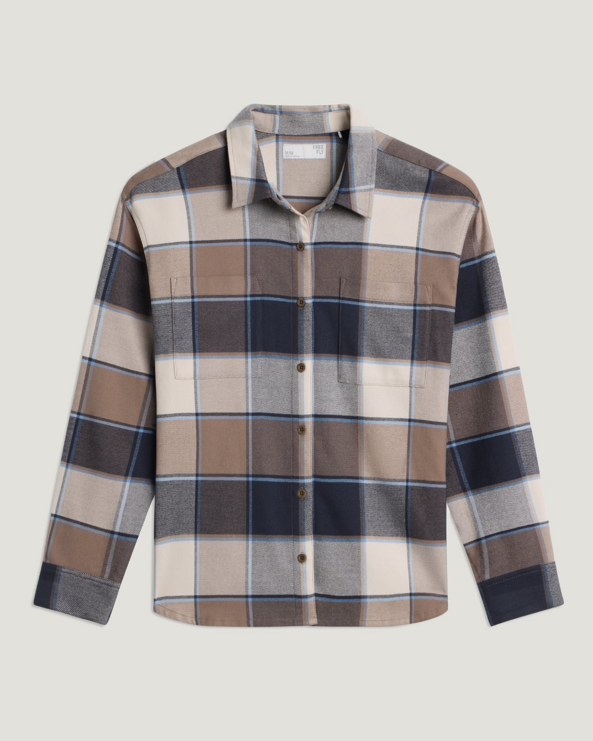 Oversized Seawool Plaid Flannel