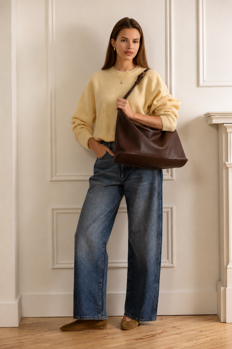 Triangle Bag - Brown