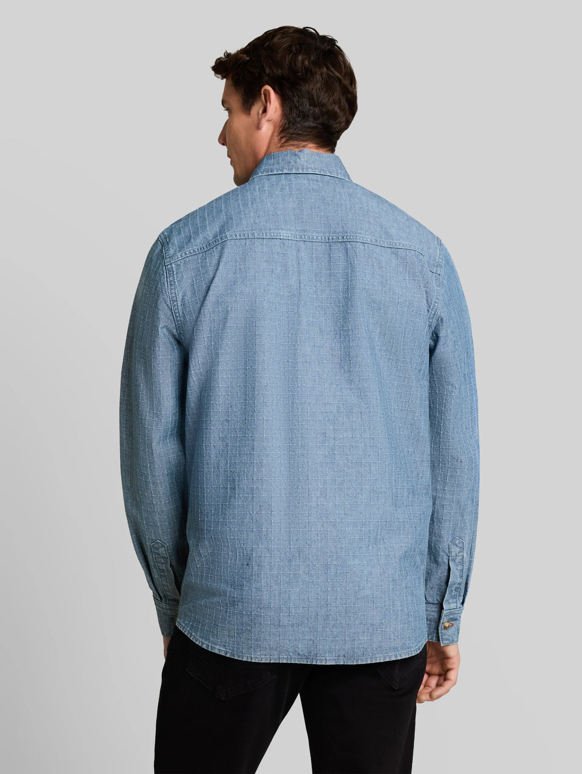 Comfort Checked Denim Shirt