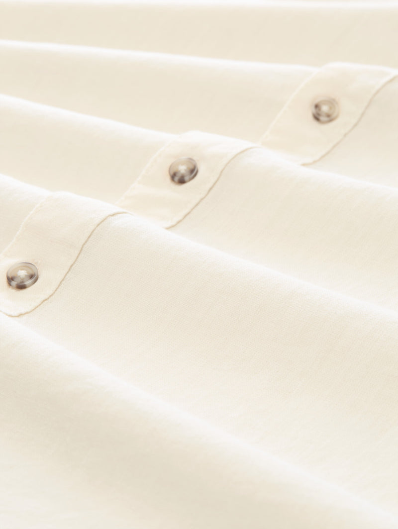 Structured Shirt - White Gardenia