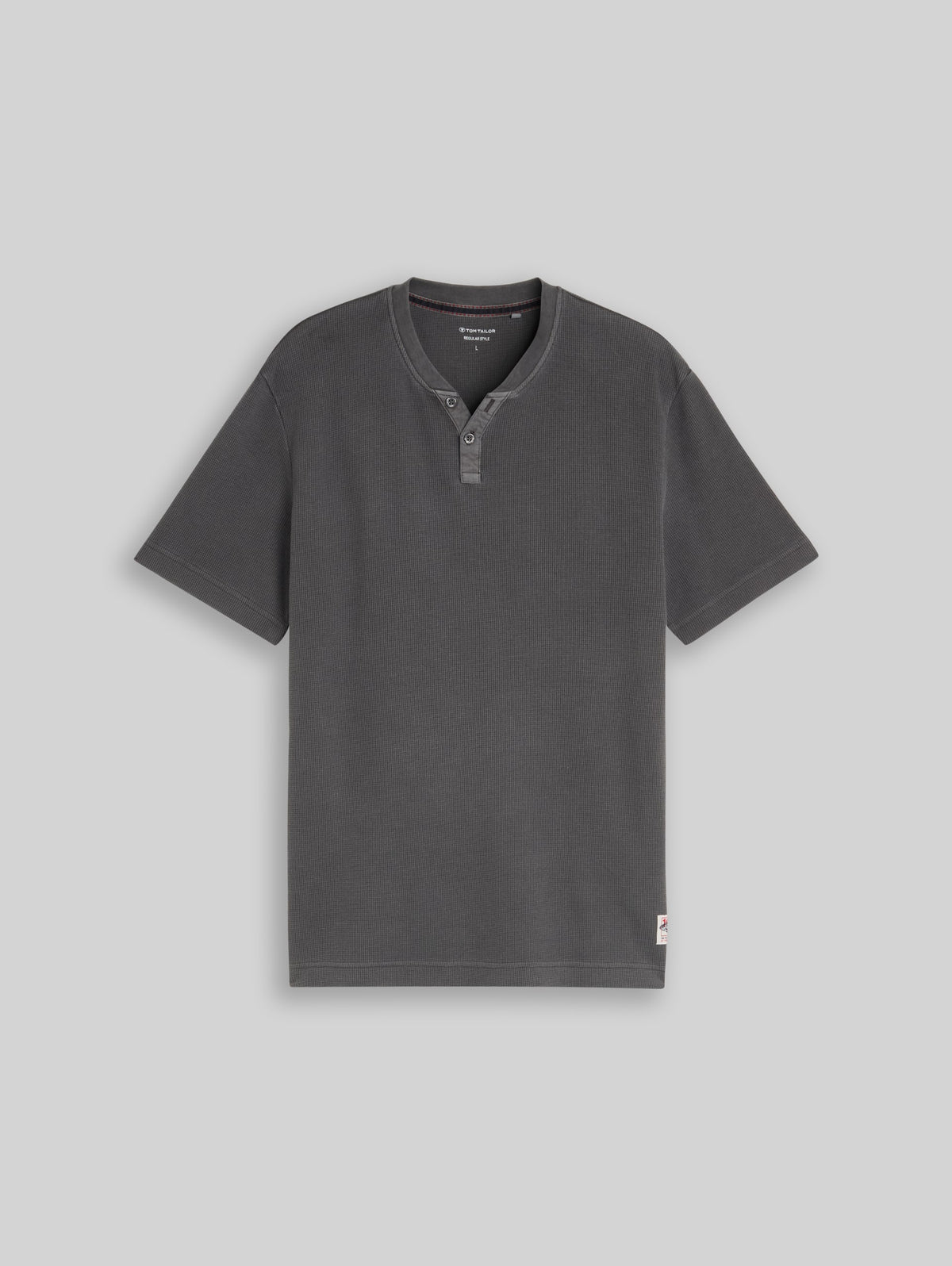 Garment Dyed Structured Henley