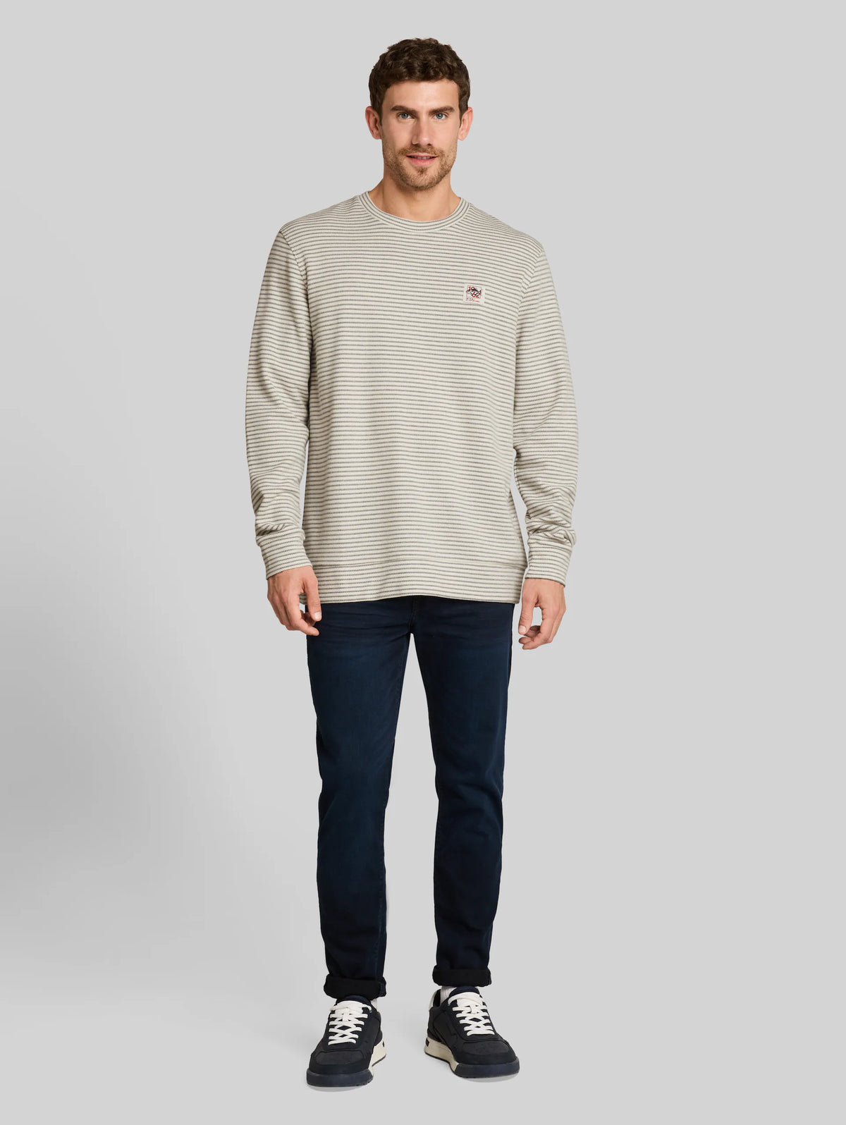 Structured Stripe Longsleeve