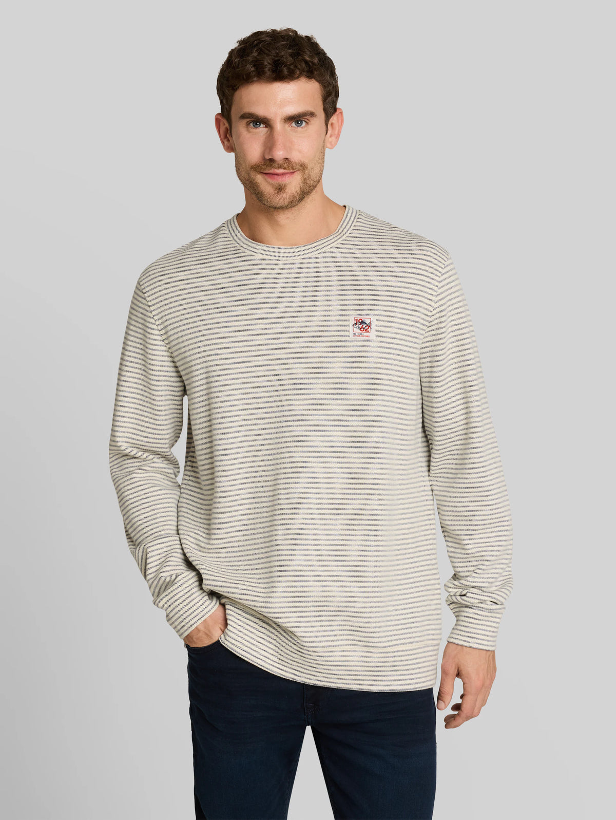 Structured Stripe Longsleeve