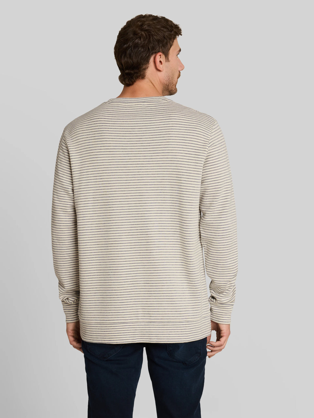 Structured Stripe Longsleeve