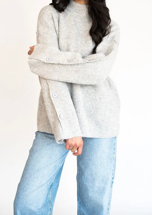 Athena Button Detail Sweater