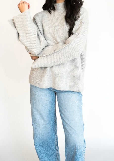 Athena Button Detail Sweater