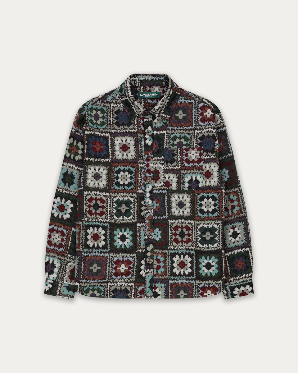Crochet Tapestry Overshirt