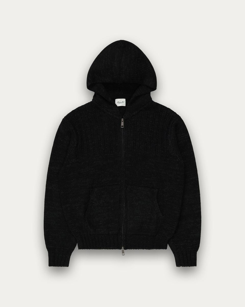 Knitted Zip Hoodie