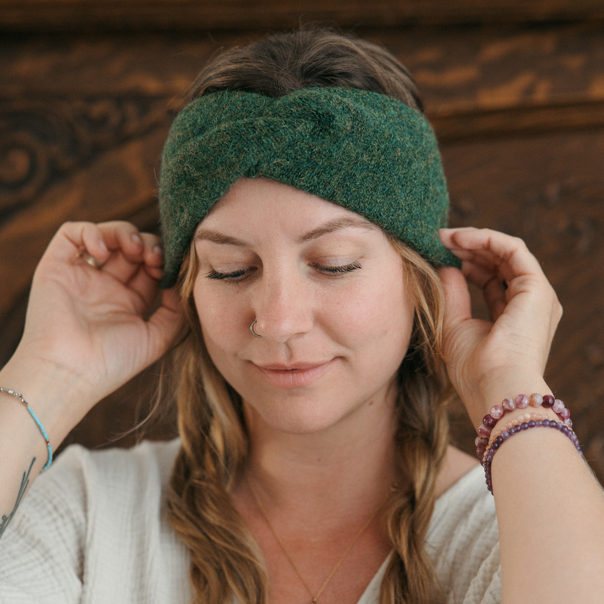 Baby Alpaca Twisted Headband