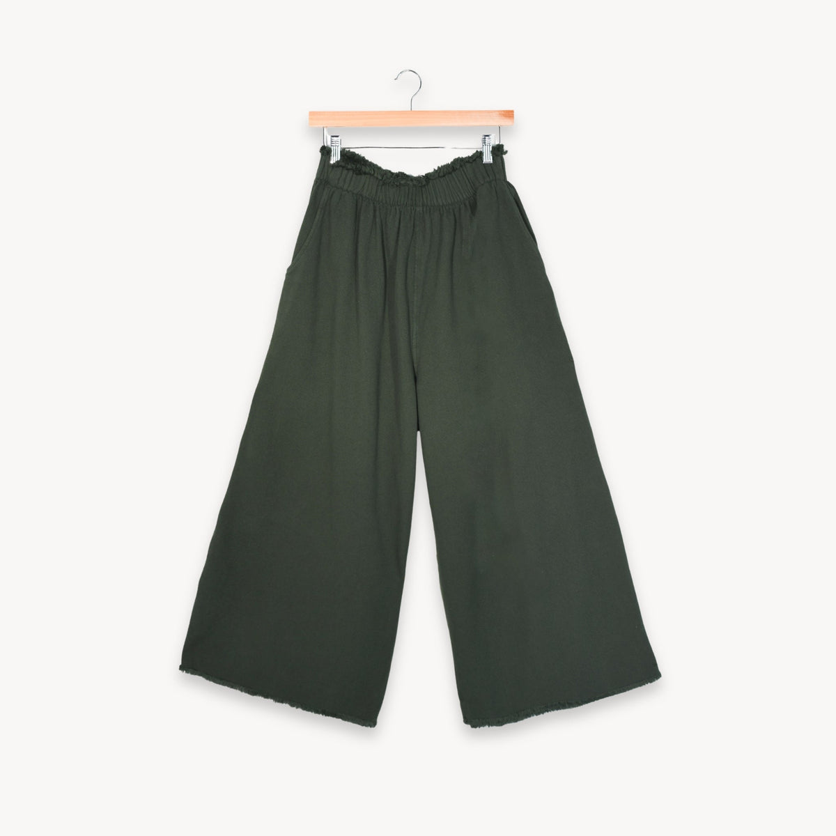 Loft Cotton Crop Barrel Pants