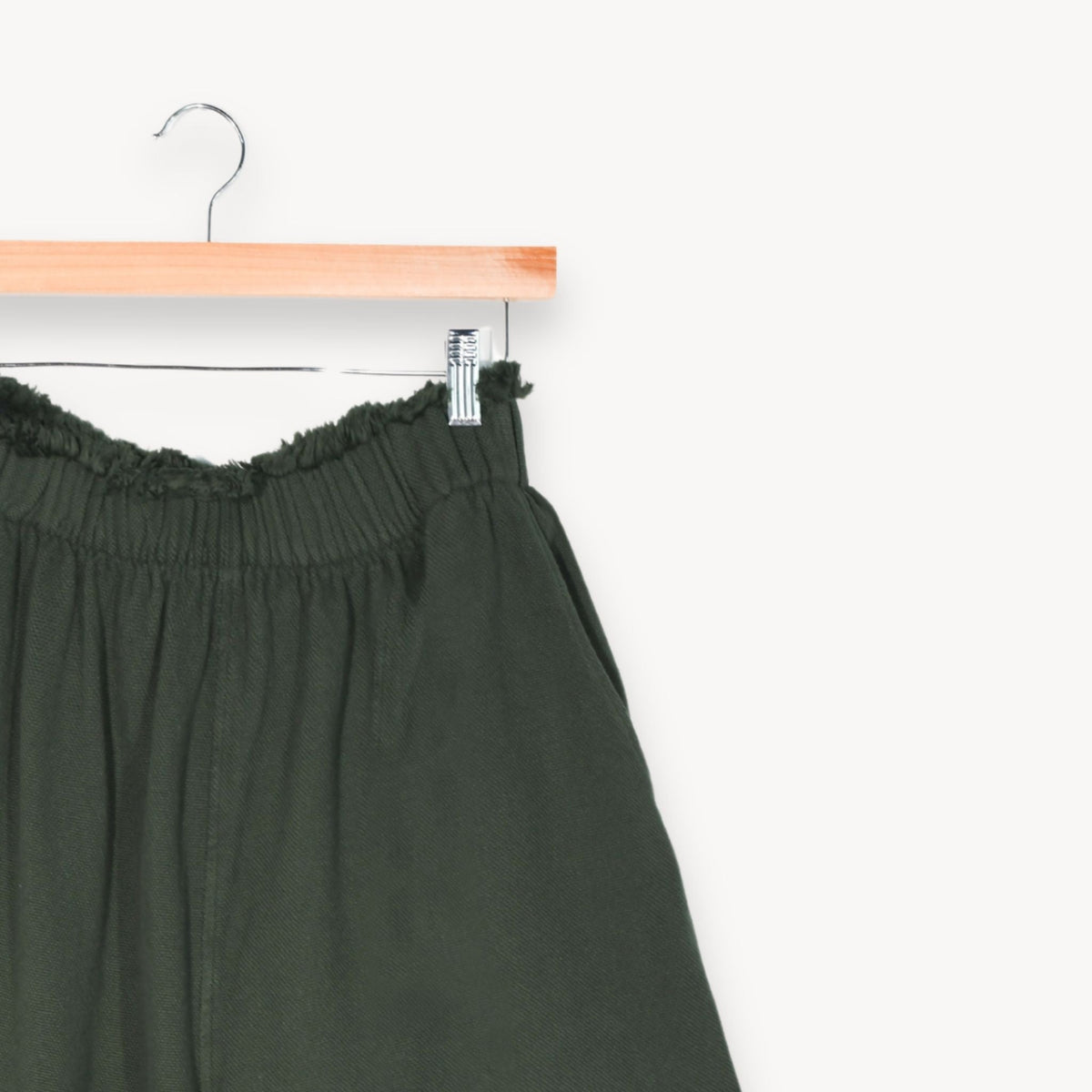 Loft Cotton Crop Barrel Pants