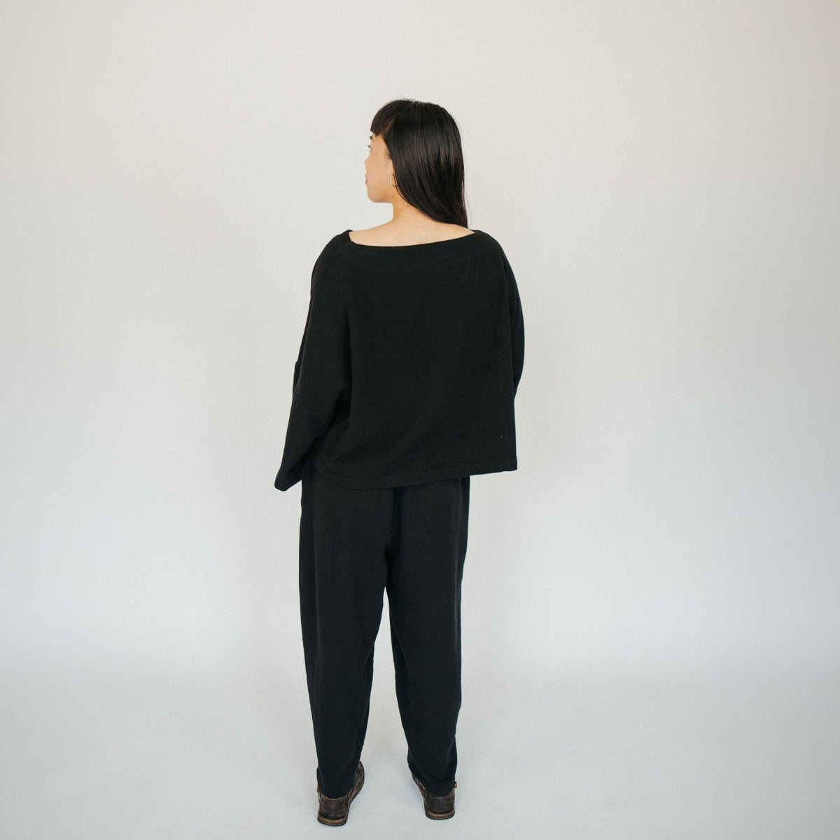 Loft Cotton Bell Sleeve Top