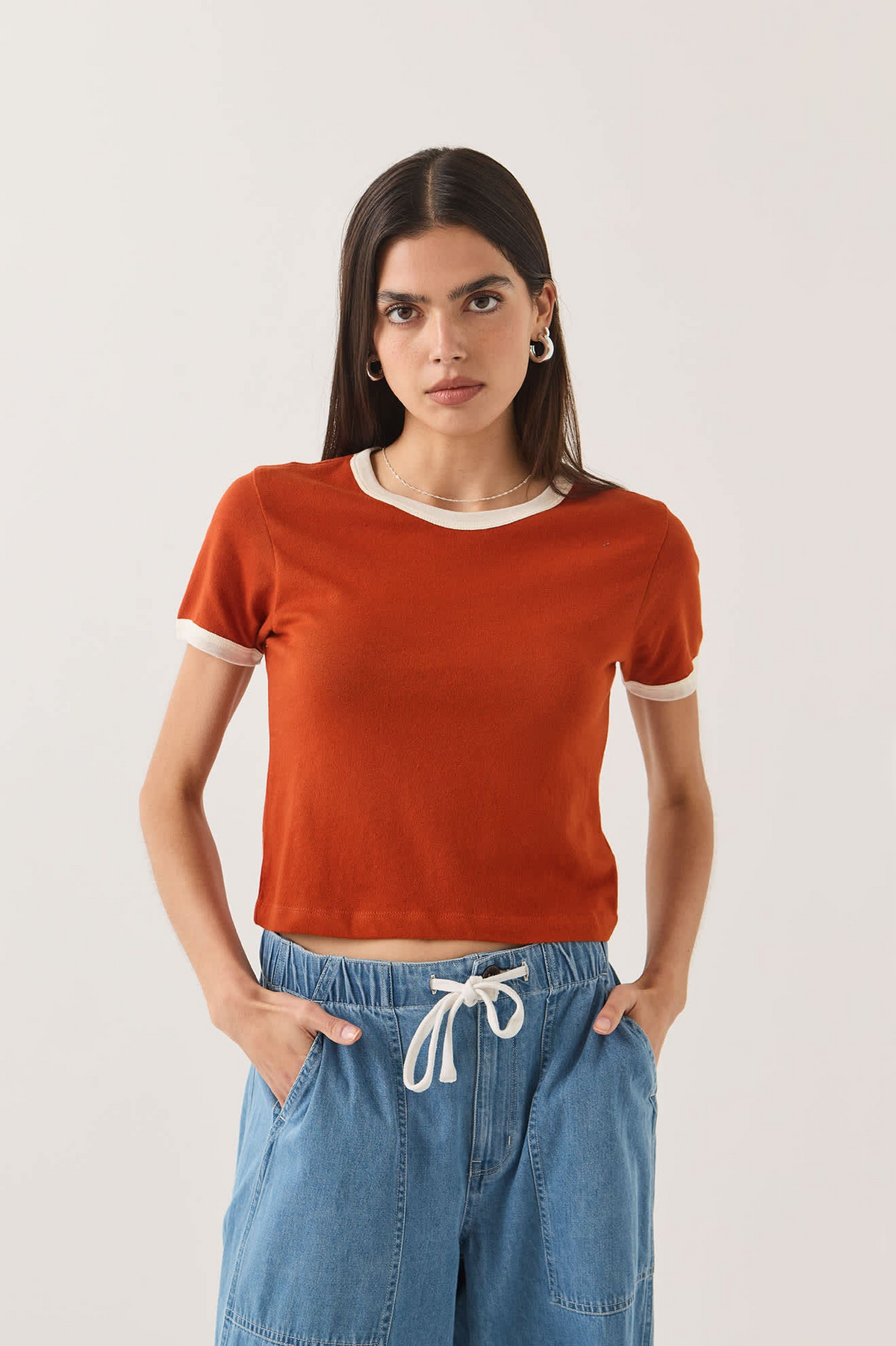 Carefree Organic Ringer Tee