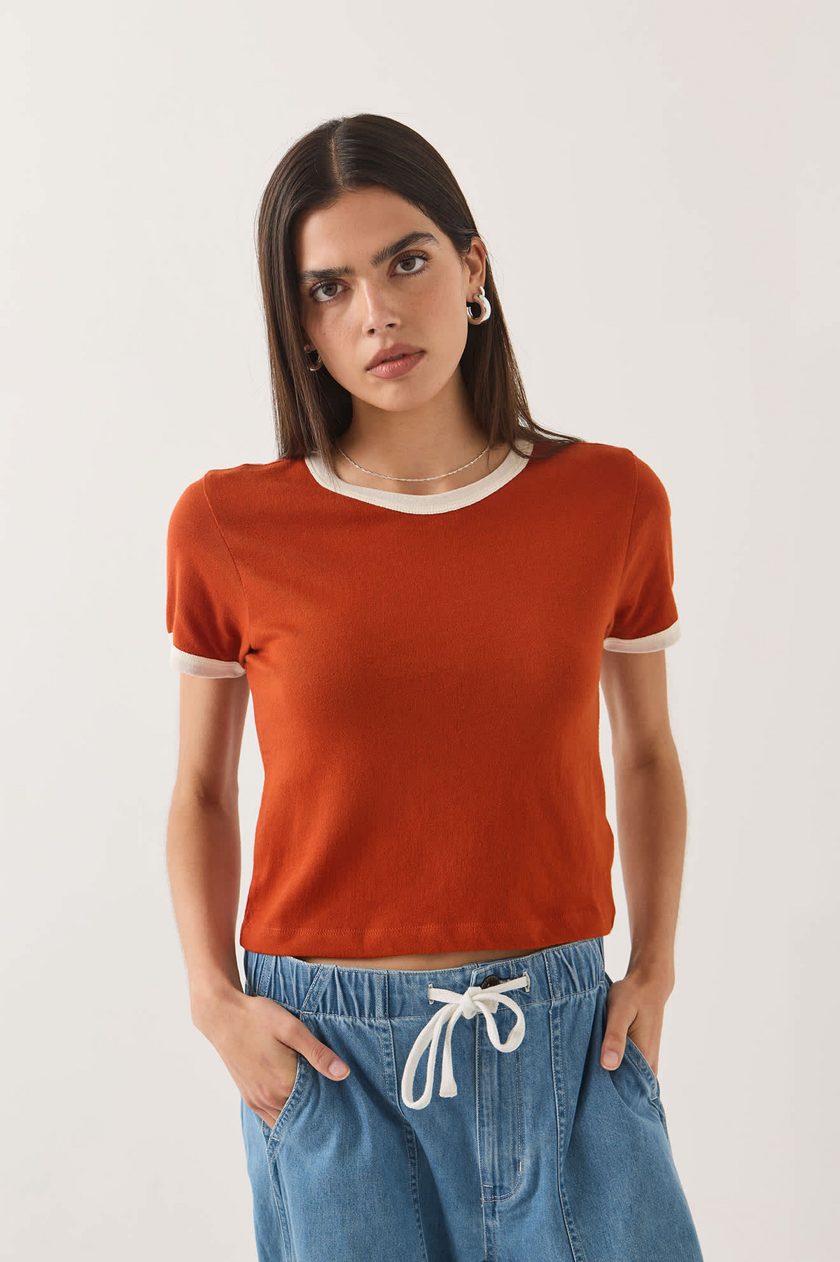 Carefree Organic Ringer Tee