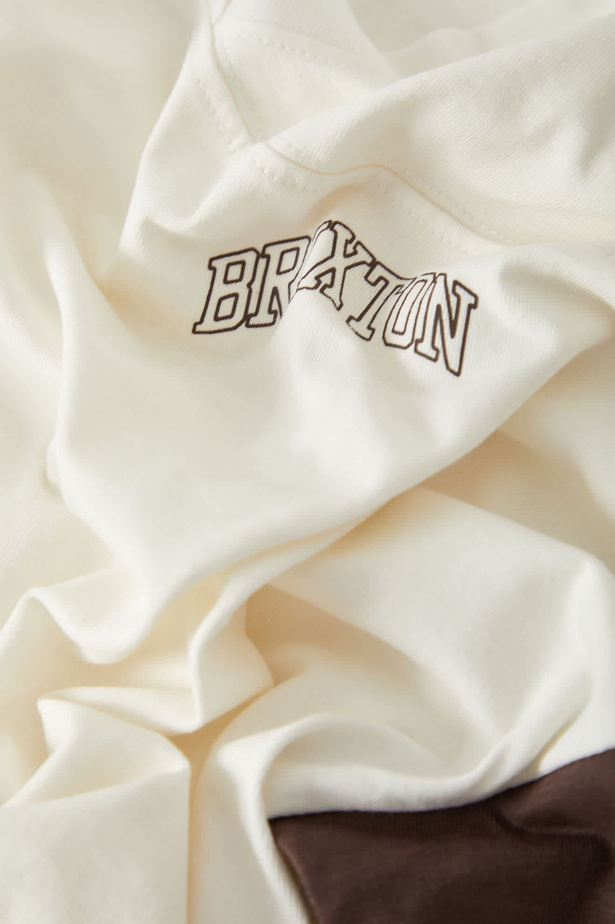 Brixton Boxy Cropped Football Tee