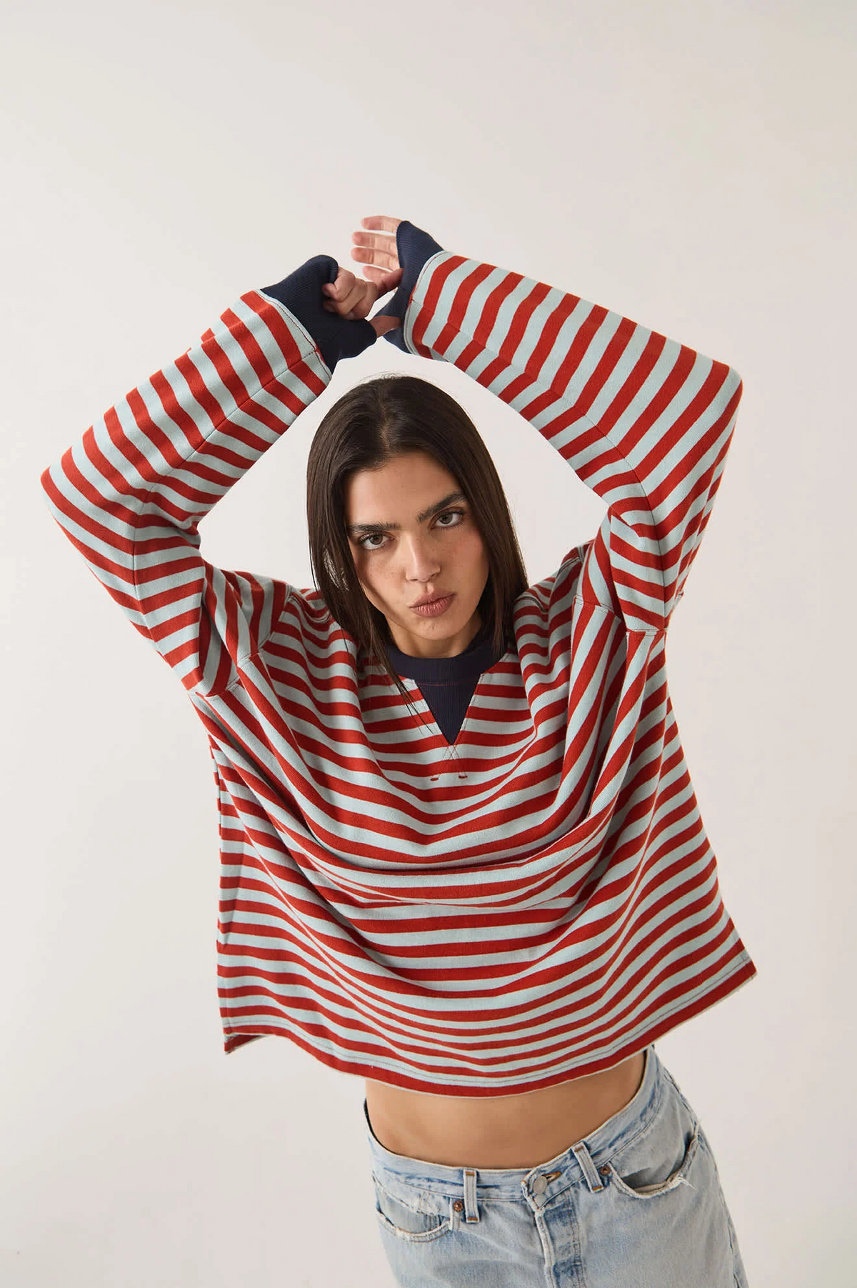 Retro Long Sleeve Rugby Polo