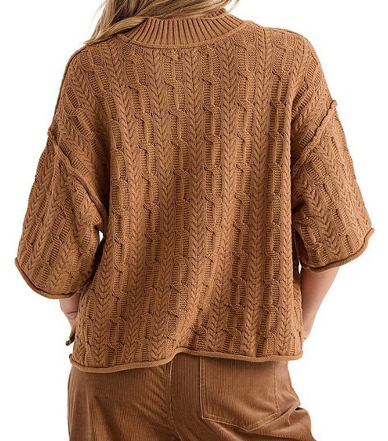 Oversized Cable Sweater