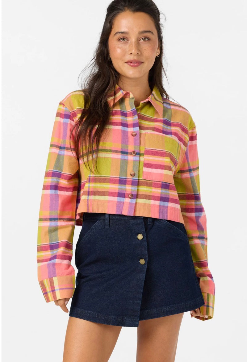 Phipps Flannel Crop LS Shirt