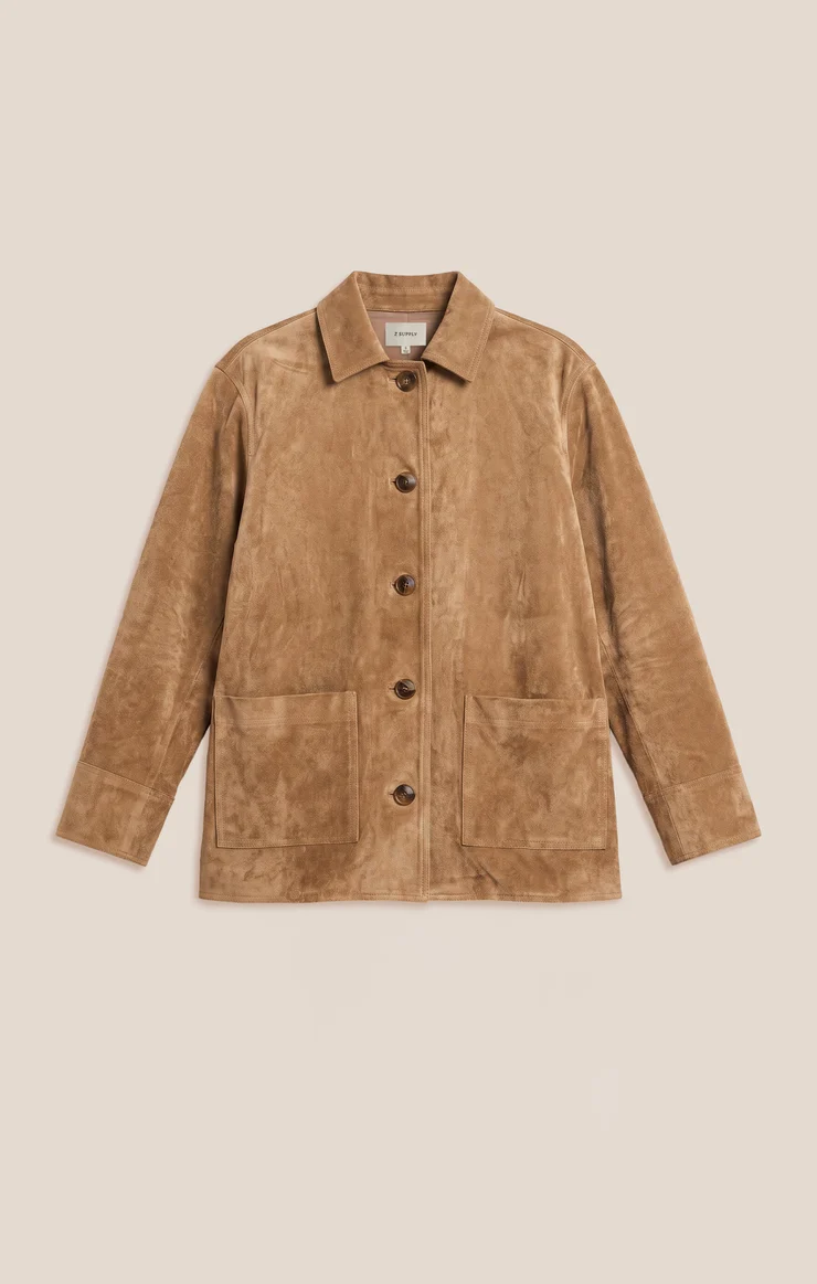 Decker Suede Chore Coat