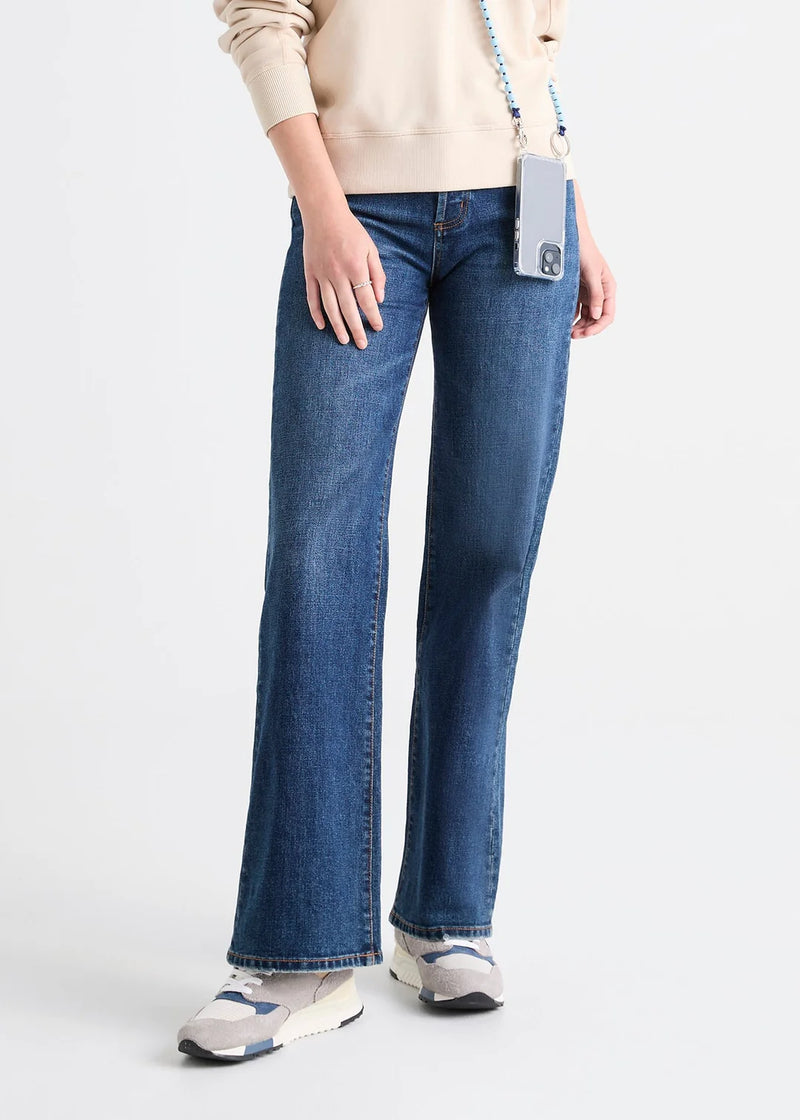 Midweight Performance Denim Wide Leg
