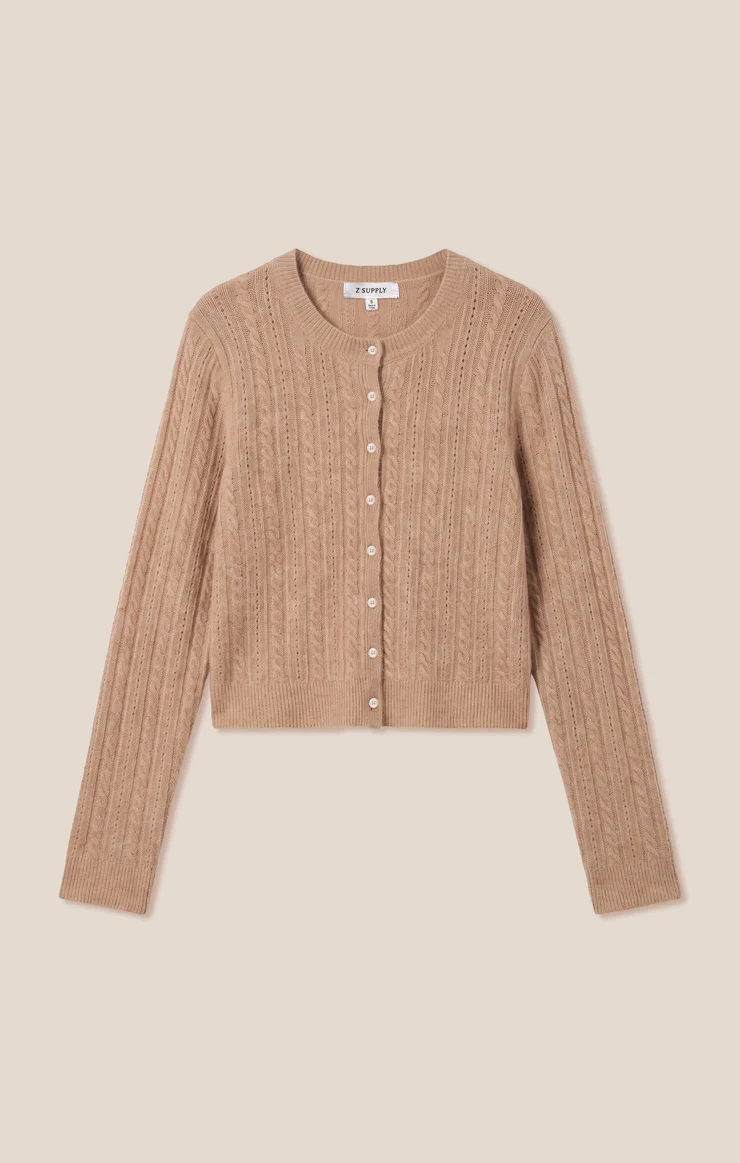 Medina Pointelle Cardigan