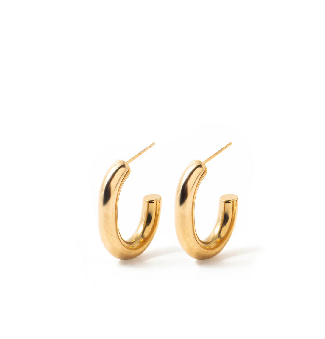 Pipe Earrings - Chunk Hoops