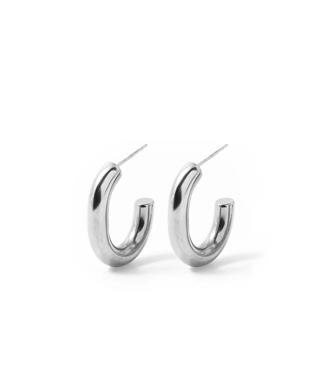 Pipe Earrings - Chunk Hoops