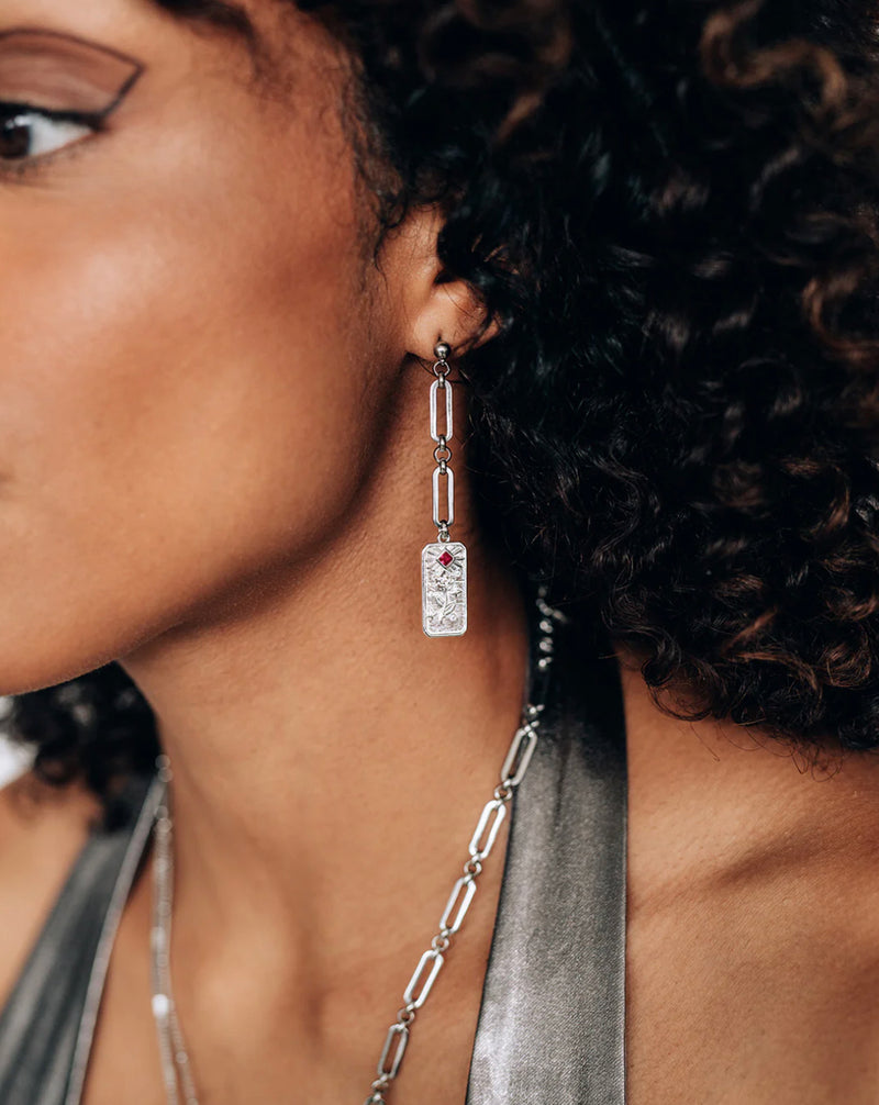 Rosato Chain and Medallion Earrings