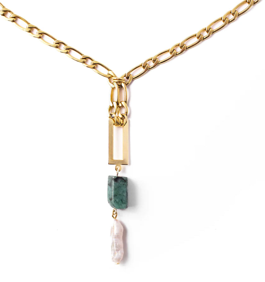Emiral Stone Necklace