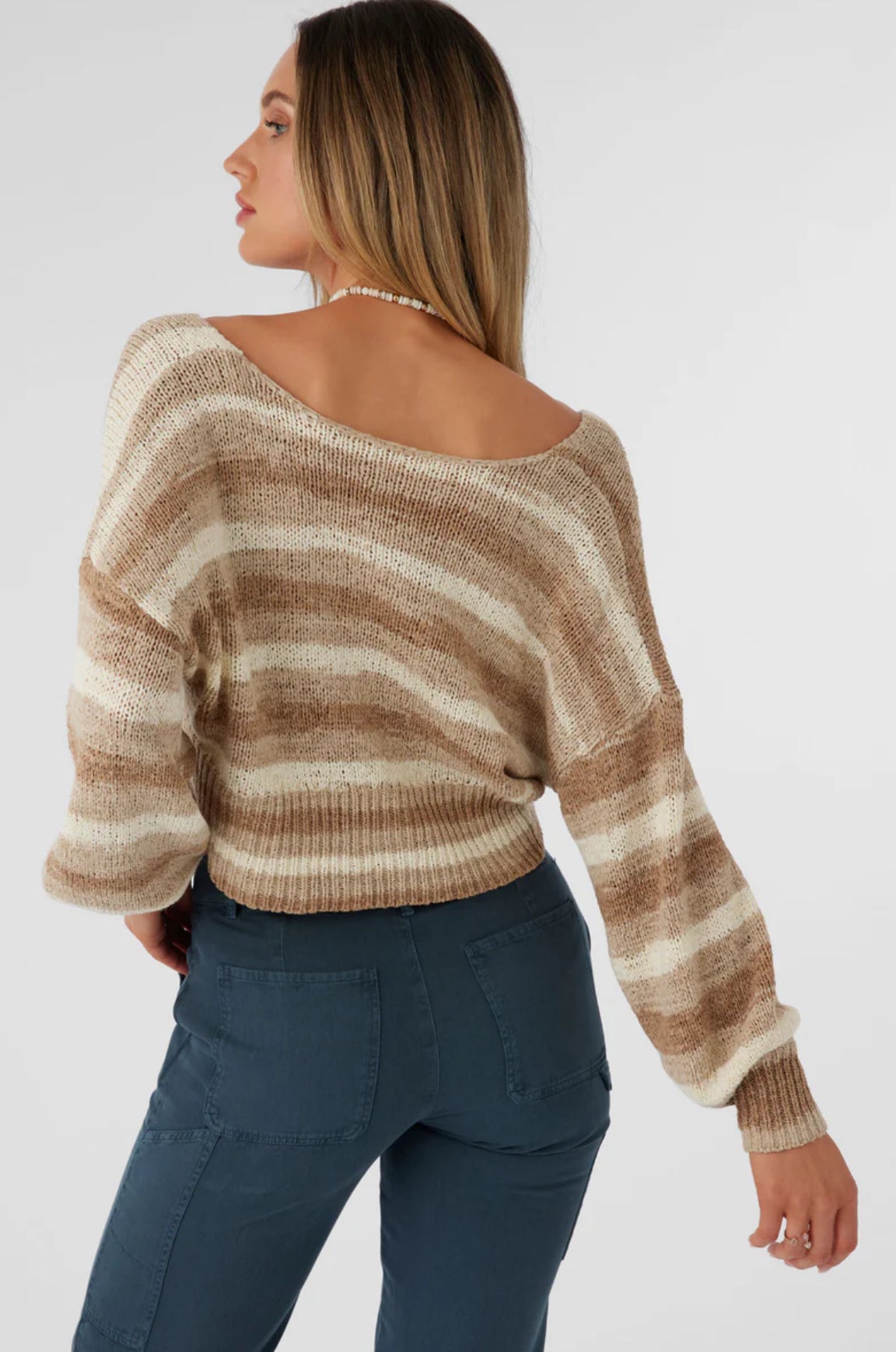 Hillside Stripe Reversible Sweater