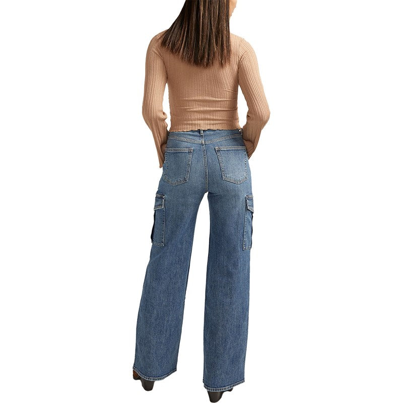 Denim Cargo Wide Leg - 33 Inseam