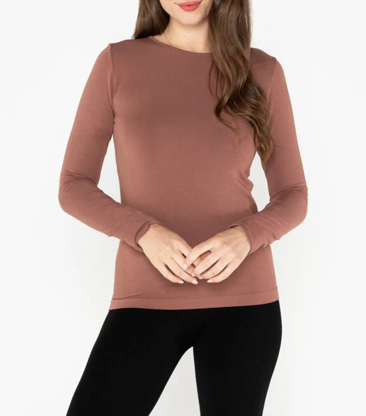 Bamboo Longsleeve Crewneck Top