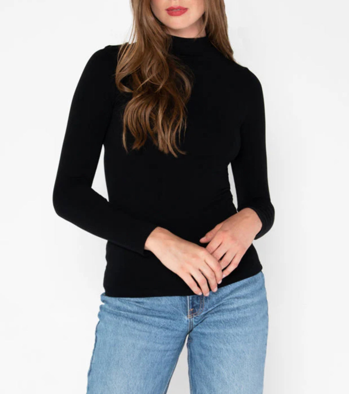 Bamboo Mockneck Top