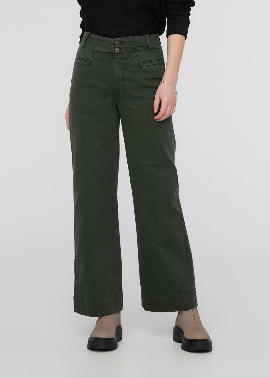 Lux Twill High Rise Trouser - 28” Inseam