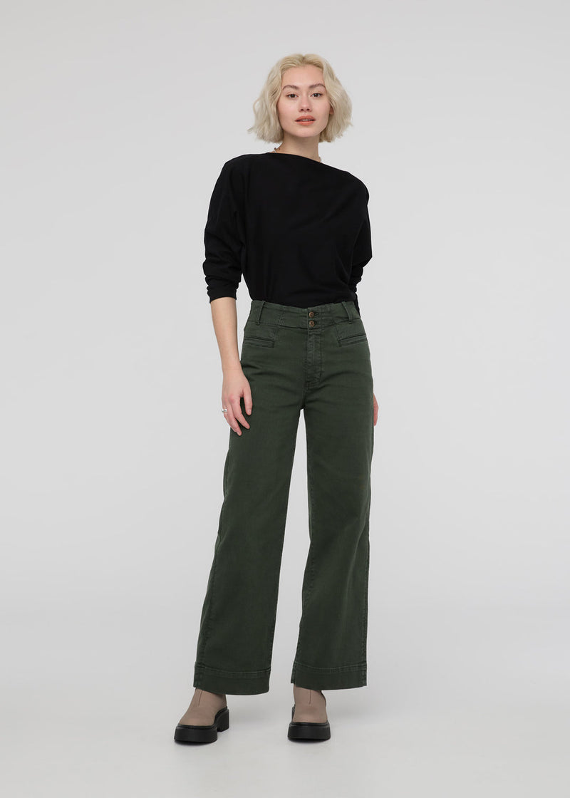 Lux Twill High Rise Trouser - 28” Inseam