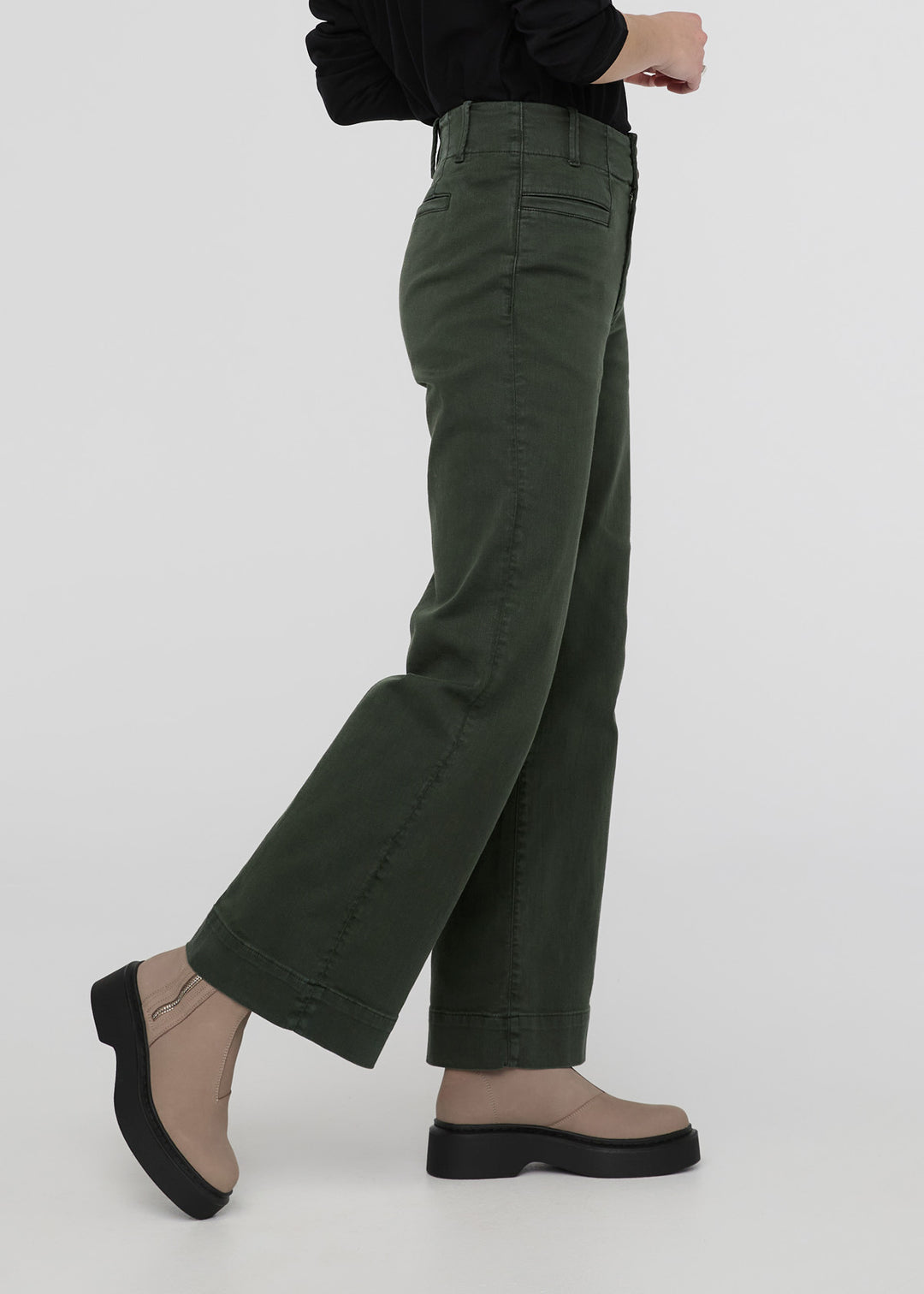 Lux Twill High Rise Trouser - 28” Inseam