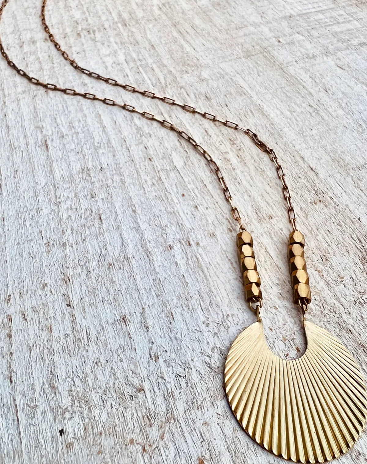 Radiant DIsk Necklace