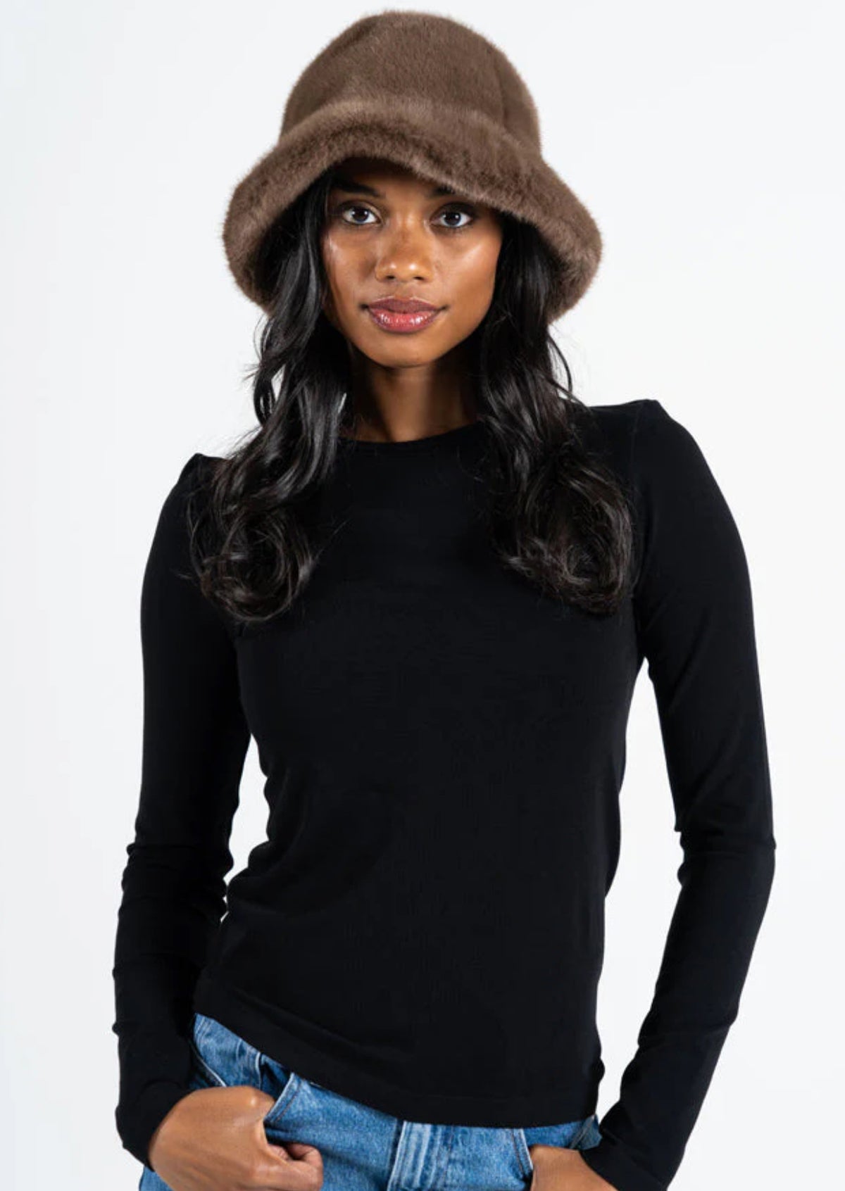 Faux Fur Bucket Hat