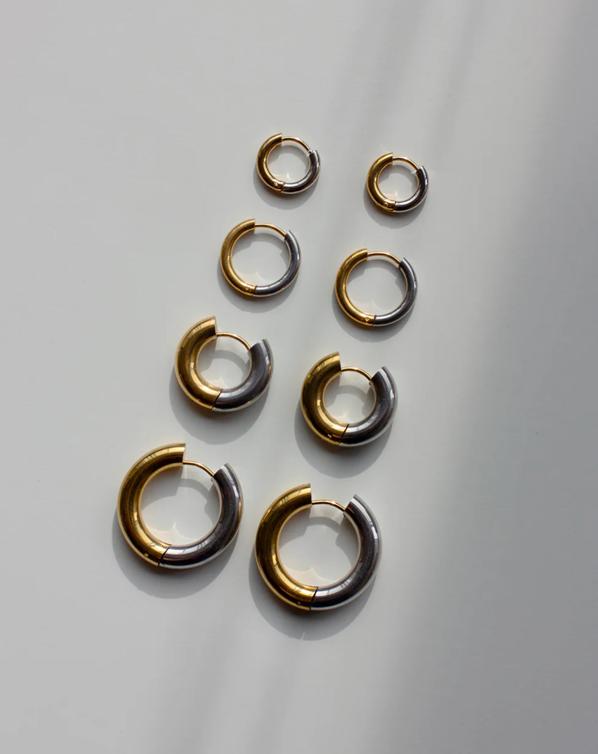 Hugues Two-Tone Earrings