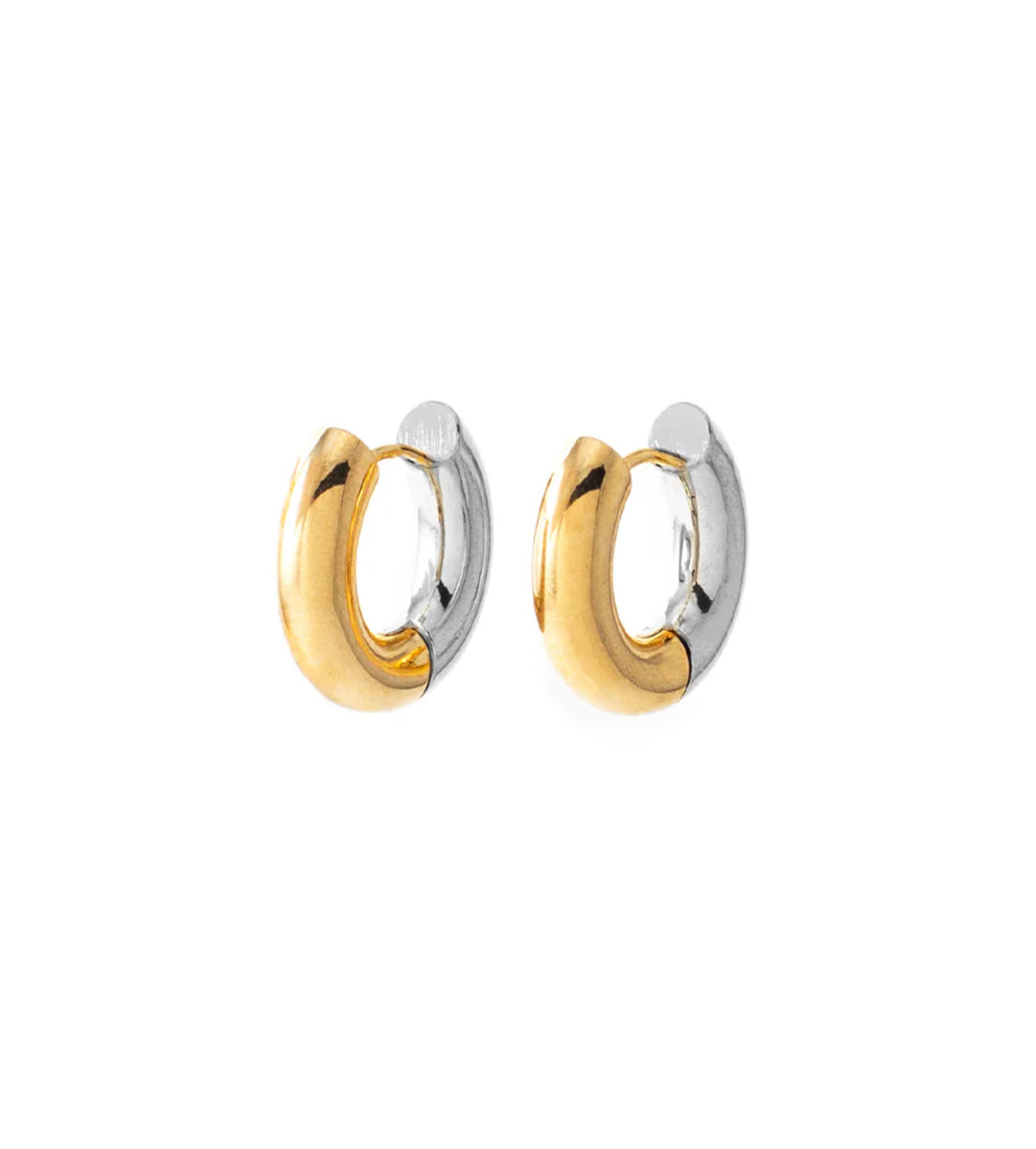 Hugues Two-Tone Earrings