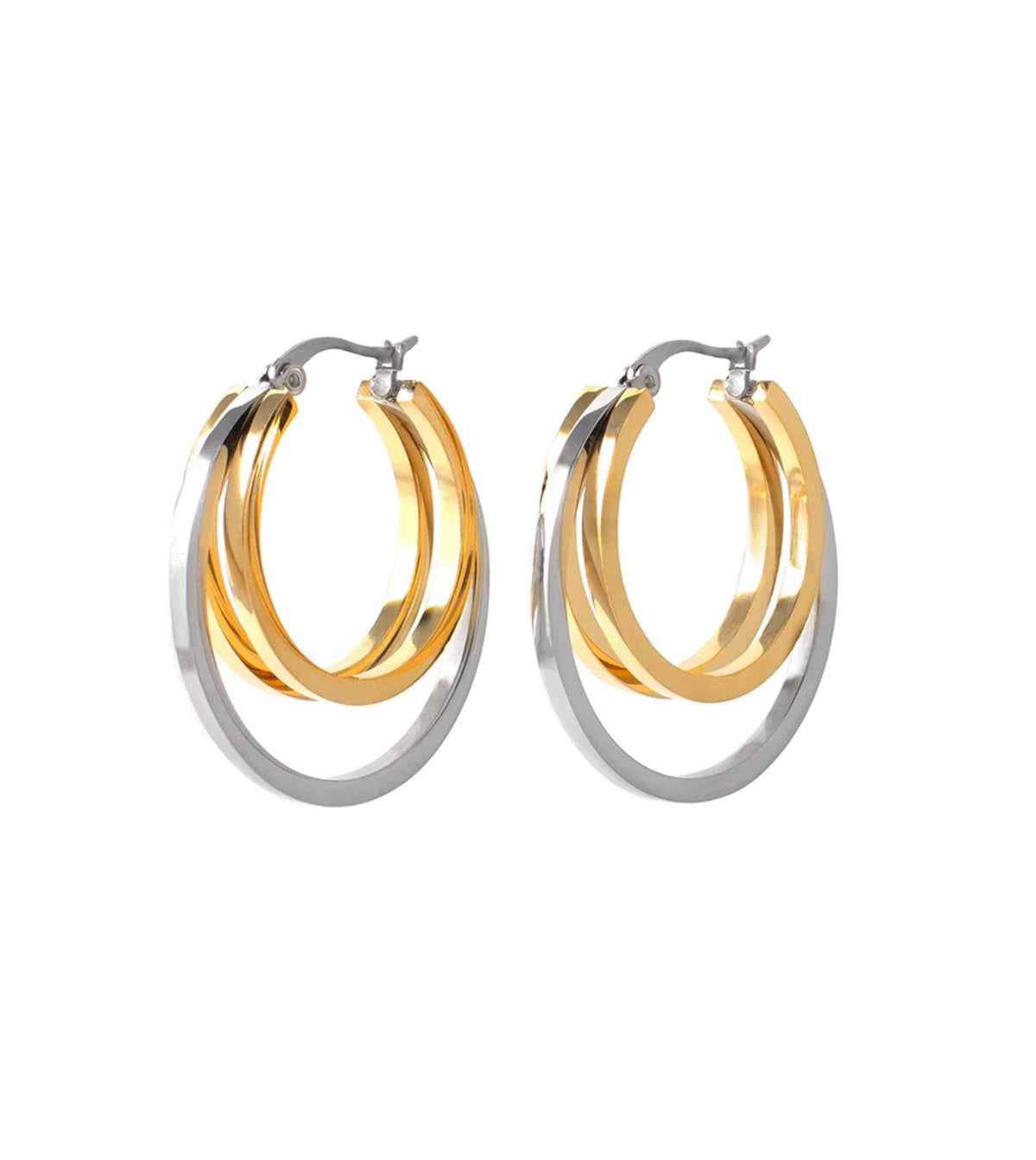 Musket Two-Tone Earrings