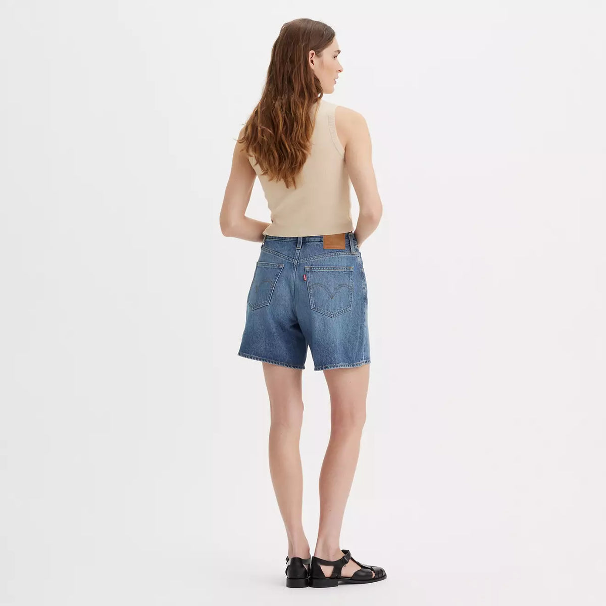 High Rise Baggy Worn Short